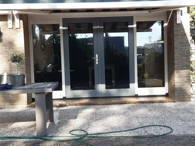 Openslaande deuren in plaats van schuifpui Nieuw-Lekkerland
